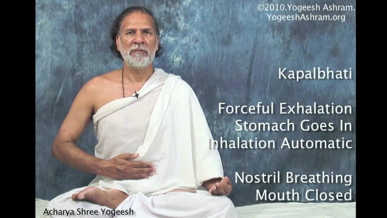*Breathing Techniques* (Yoga, Meditation, Relaxation, Stress, Cancer, Blood Pressure) Kapalbhati : Meditation Breathing  : Video