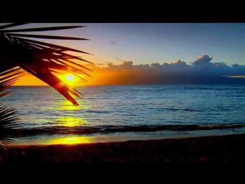 Relaxation Meditation Sunset Over the Ocean Hawaii : Meditation  : Video
