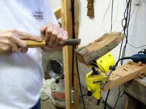 Wood Carving wood spirit lesson #1 : Spiritual Lessons  : Video